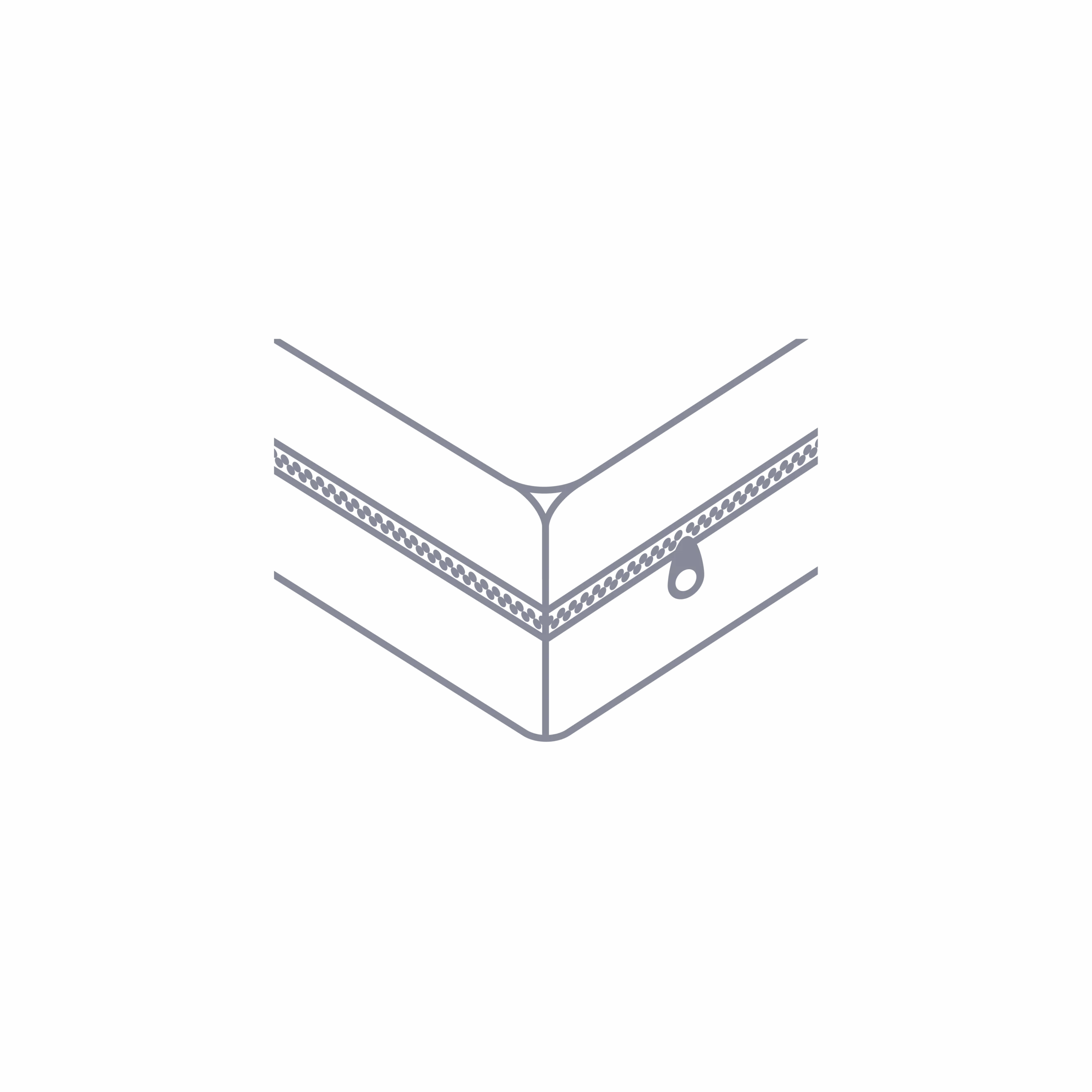 Einfach abnehmbare Auflage, 1 Reissverschluss