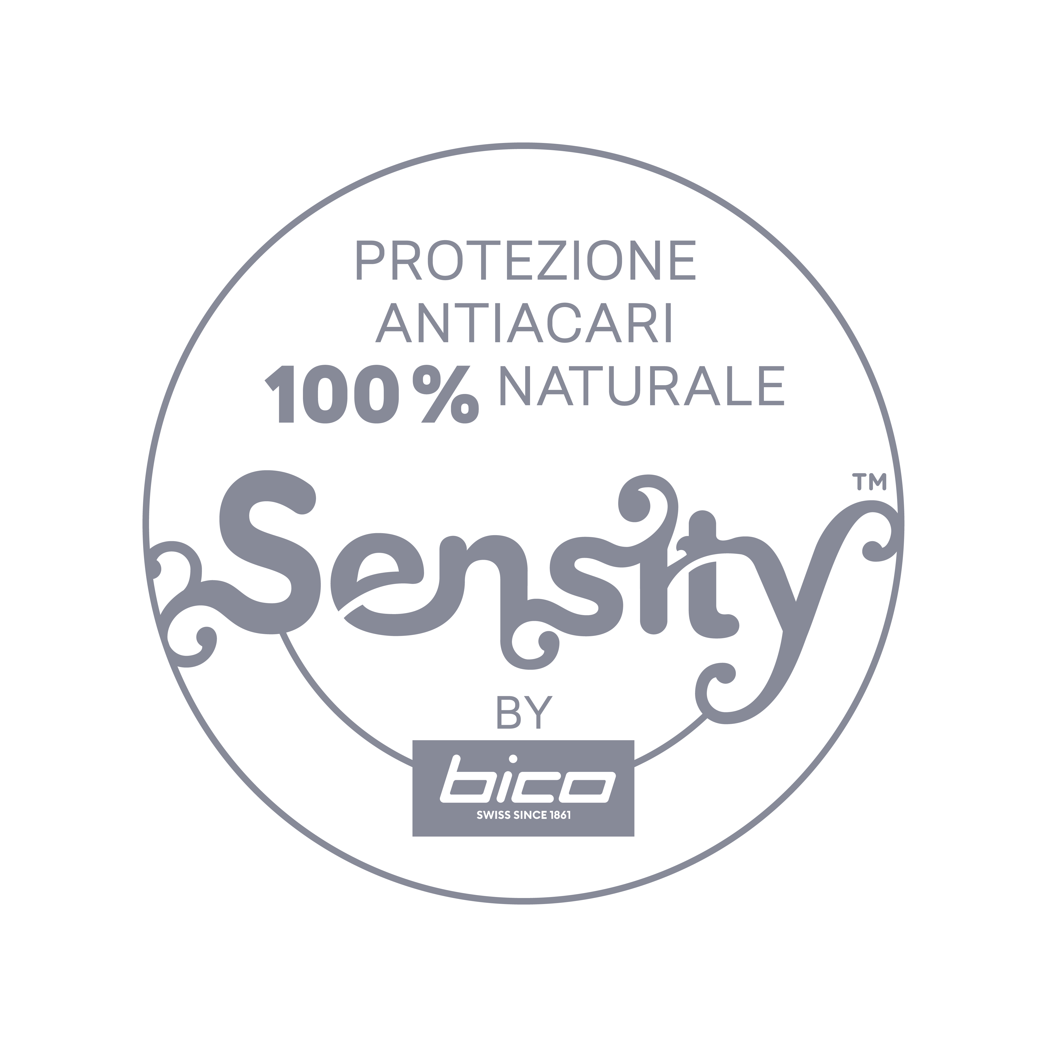 100% protezione contro gli acari Sensity™