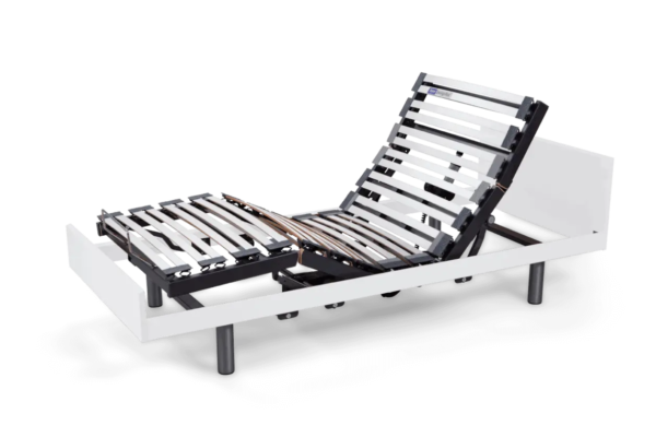 Bico Swing Flex Couch M3 Lattenrost Buche naturweiss lackiert