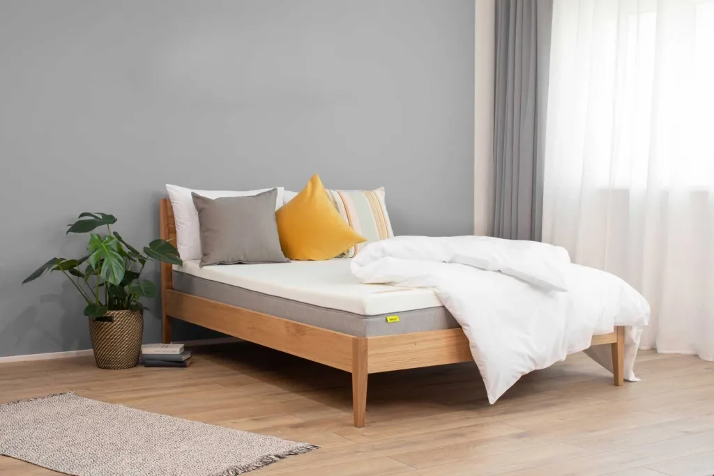 basics by BICO Matratze Modell 01 im Schlafzimmer eingerichtet h1048