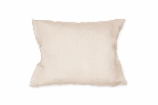 ZigZag Kissenbezug Leinen Stonewash Nature